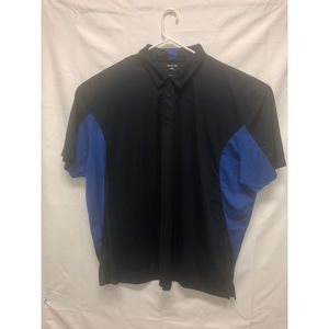 Sport Tek Black Blue Men's Polo Shirt Short Sleeve 6XL